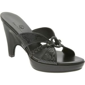 Cole Haan Kenna Slides Black Leather | Sz 8.5